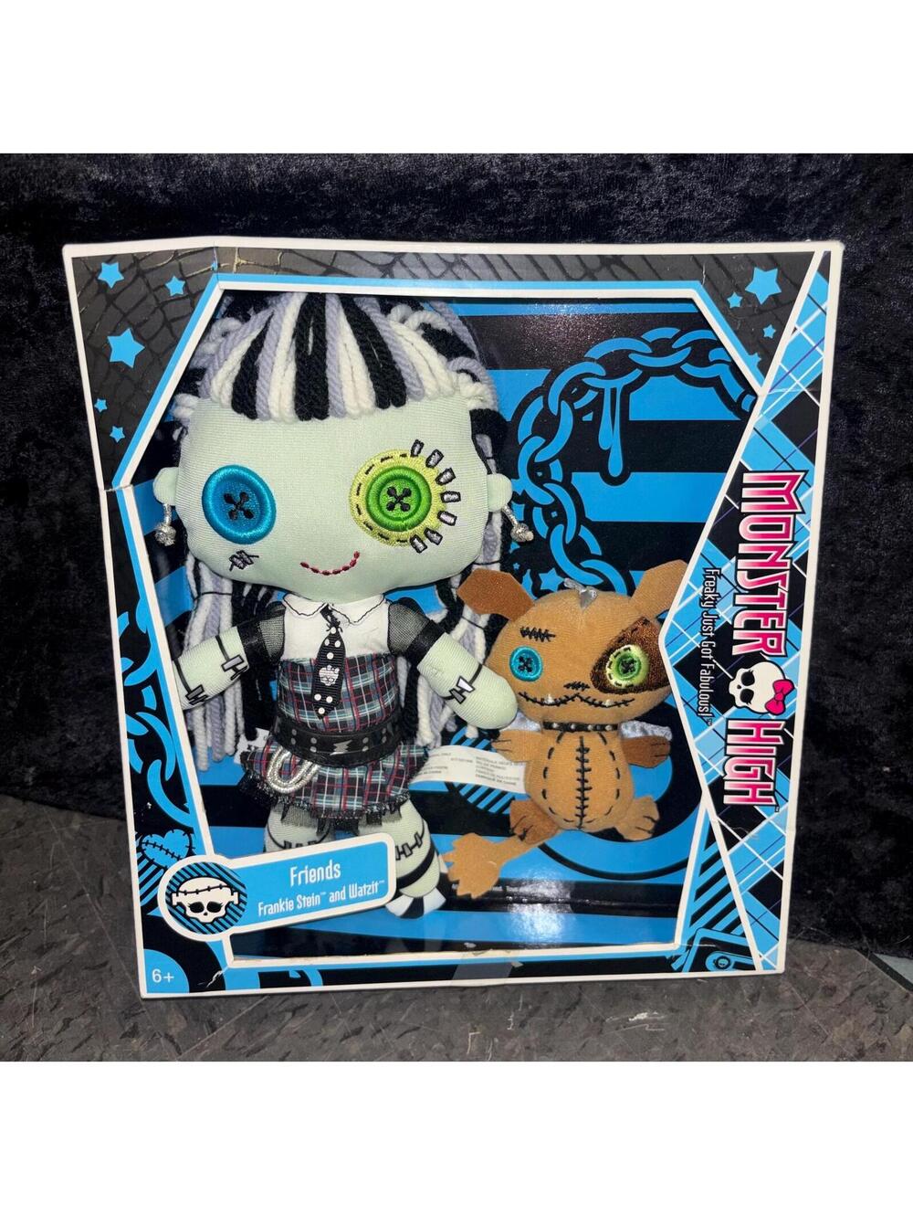 Monster High Frankie Stein Rag Doll Plush NEW IN BOX